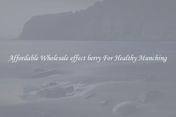 Affordable Wholesale effect berry For Healthy Munching 