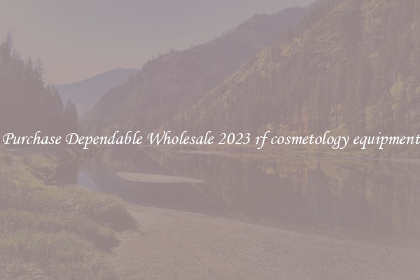 Purchase Dependable Wholesale 2023 rf cosmetology equipment