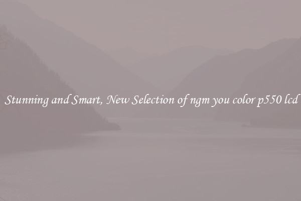 Stunning and Smart, New Selection of ngm you color p550 lcd