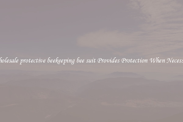 Wholesale protective beekeeping bee suit Provides Protection When Necessary