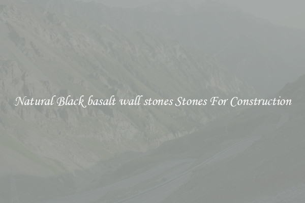 Natural Black basalt wall stones Stones For Construction
