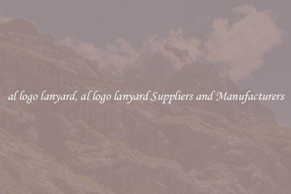 al logo lanyard, al logo lanyard Suppliers and Manufacturers