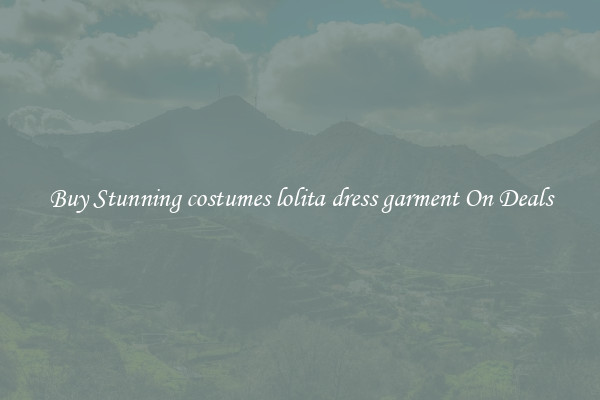 Buy Stunning costumes lolita dress garment On Deals