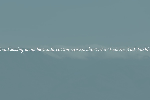 Trendsetting mens bermuda cotton canvas shorts For Leisure And Fashion